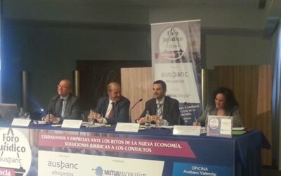 Resumen del exitoso Foro Jurídico AUSBANC en el que participó Gómez de la Flor