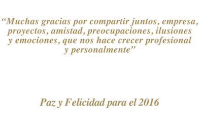 Os deseamos felices fiestas