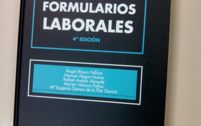 Gómez  de la Flor colabora en la 4ª edición del libro de Formularios Laborales que edita Tirant Lo Blanch.